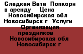 Сладкая Вата, Попкорн в аренду. › Цена ­ 1 500 - Новосибирская обл., Новосибирск г. Услуги » Организация праздников   . Новосибирская обл.,Новосибирск г.